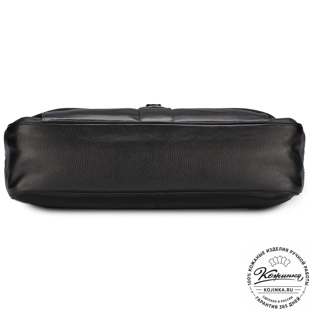 Кожаный портфель "Руби" (чёрный)